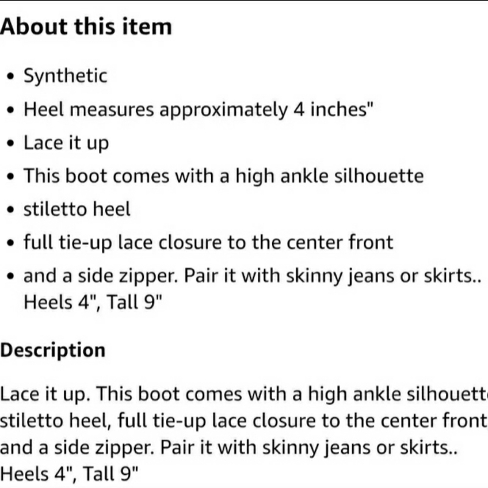 Womens Lace up Pointy Toe Stilettos - Picture 8 of 8